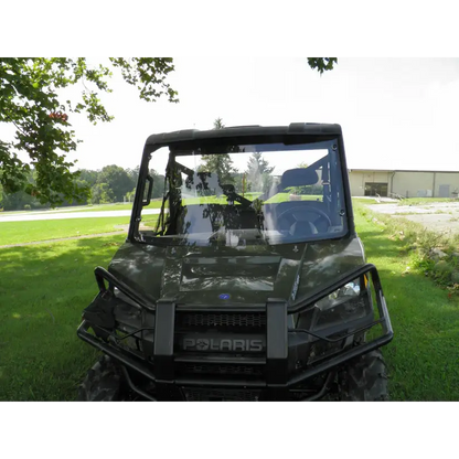 Polaris Ranger 900/1000 - 1 Pc Windshield with Vent Clamp and Hard Coat Options