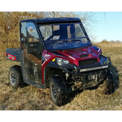 Polaris Ranger 900/1000 - 2 Pc Windshield with Vent Clamp and Hard Coat Options