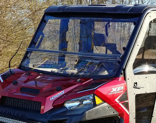 Polaris Ranger 900/1000 - 2 Pc Windshield with Vent Clamp and Hard Coat Options - Windshields