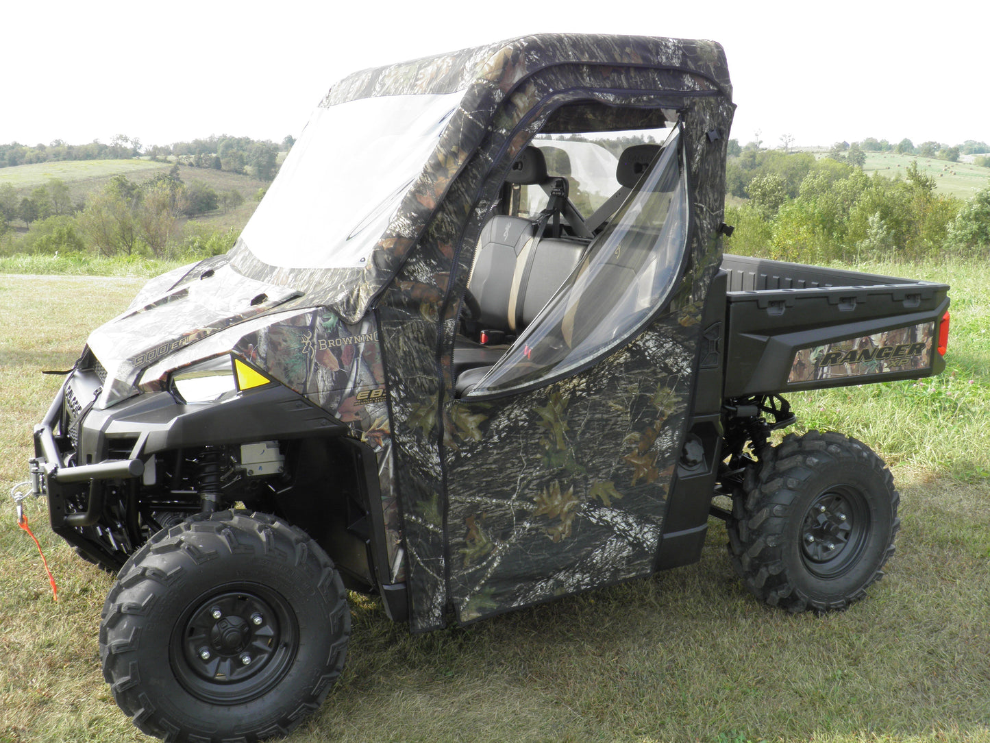 Polaris Ranger 900/1000 - Full Cab Enclosure w/Vinyl Windshield - Full Cab Enclosure