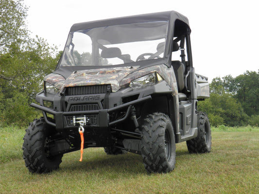 Polaris Ranger 900/1000 - Vinyl Windshield/Top Combo - Windshield/Roof