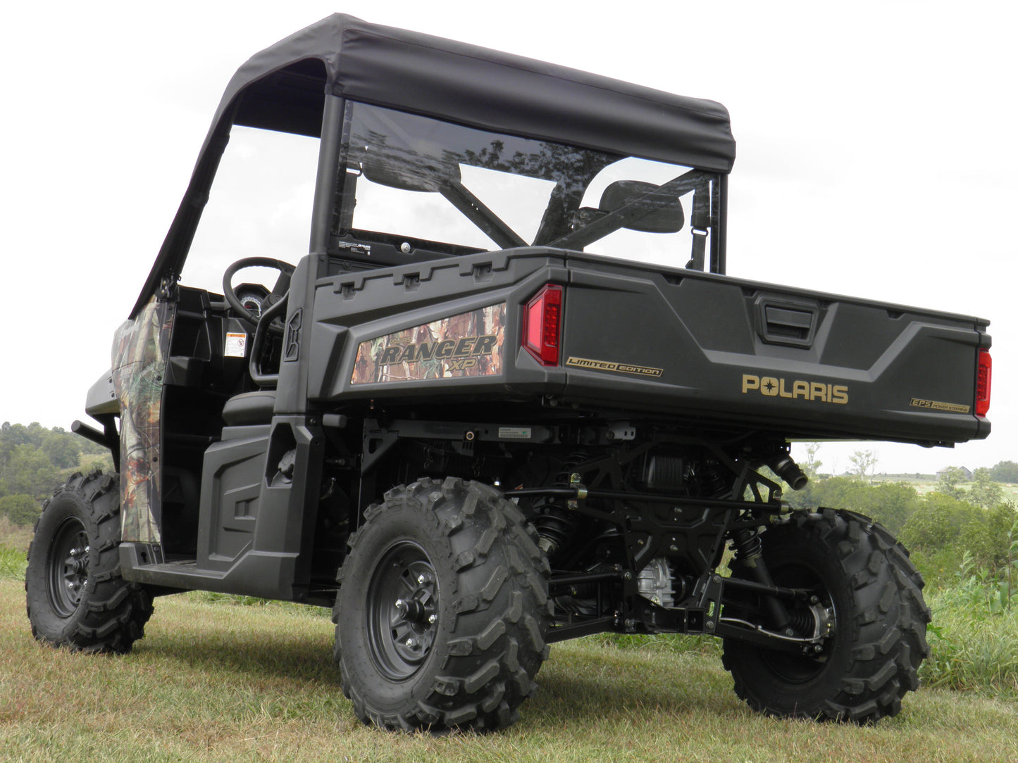 Polaris Ranger 900/1000 - Vinyl Windshield/Top Combo - Windshield/Roof