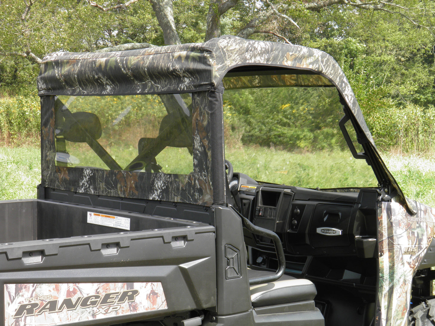 Polaris Ranger 900/1000 - Vinyl Windshield/Top/Rear Combo - Windshield/Roof/Back Panel