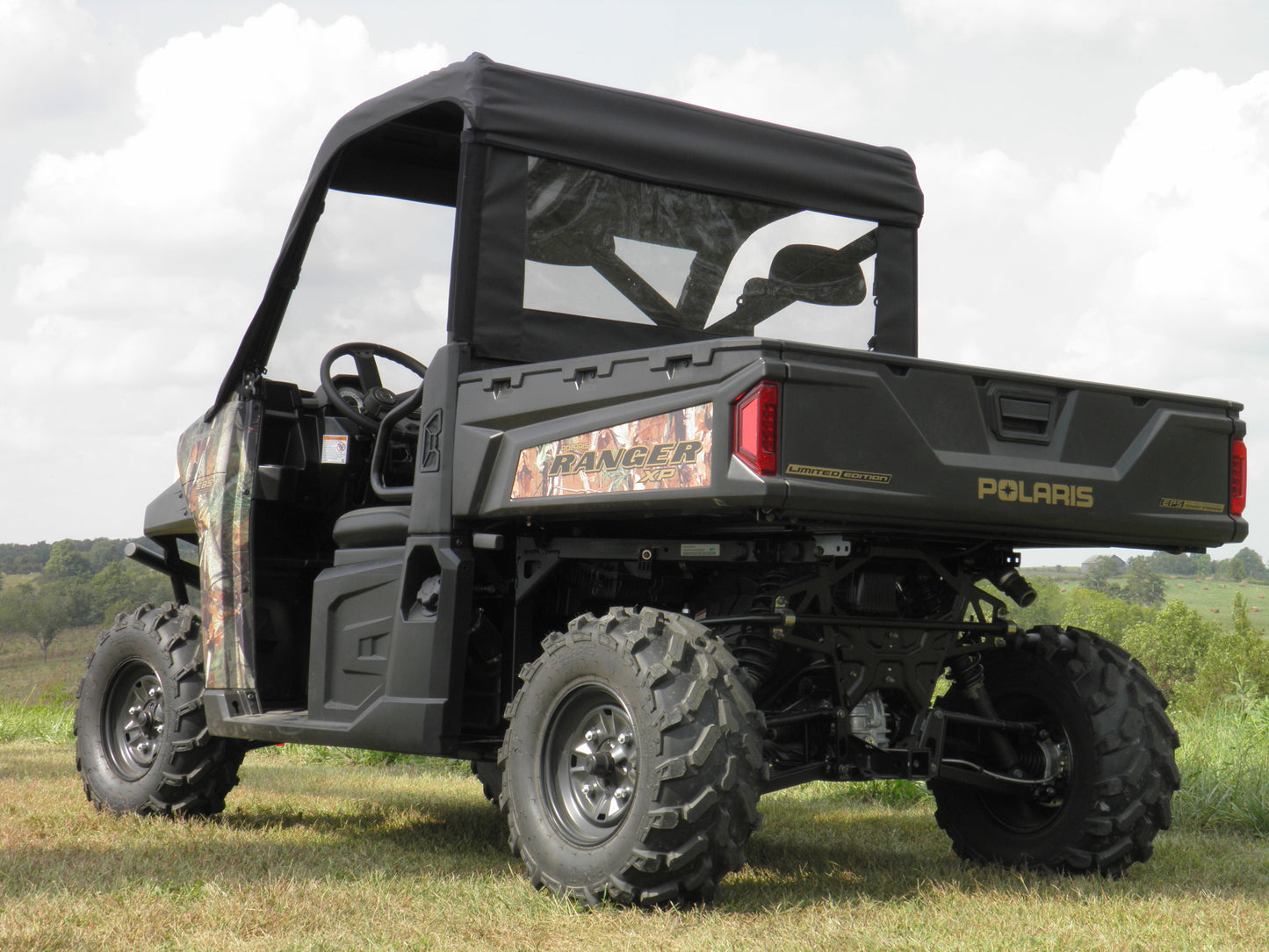 Polaris Ranger 900/1000 - Vinyl Windshield/Top/Rear Combo - Windshield/Roof/Back Panel