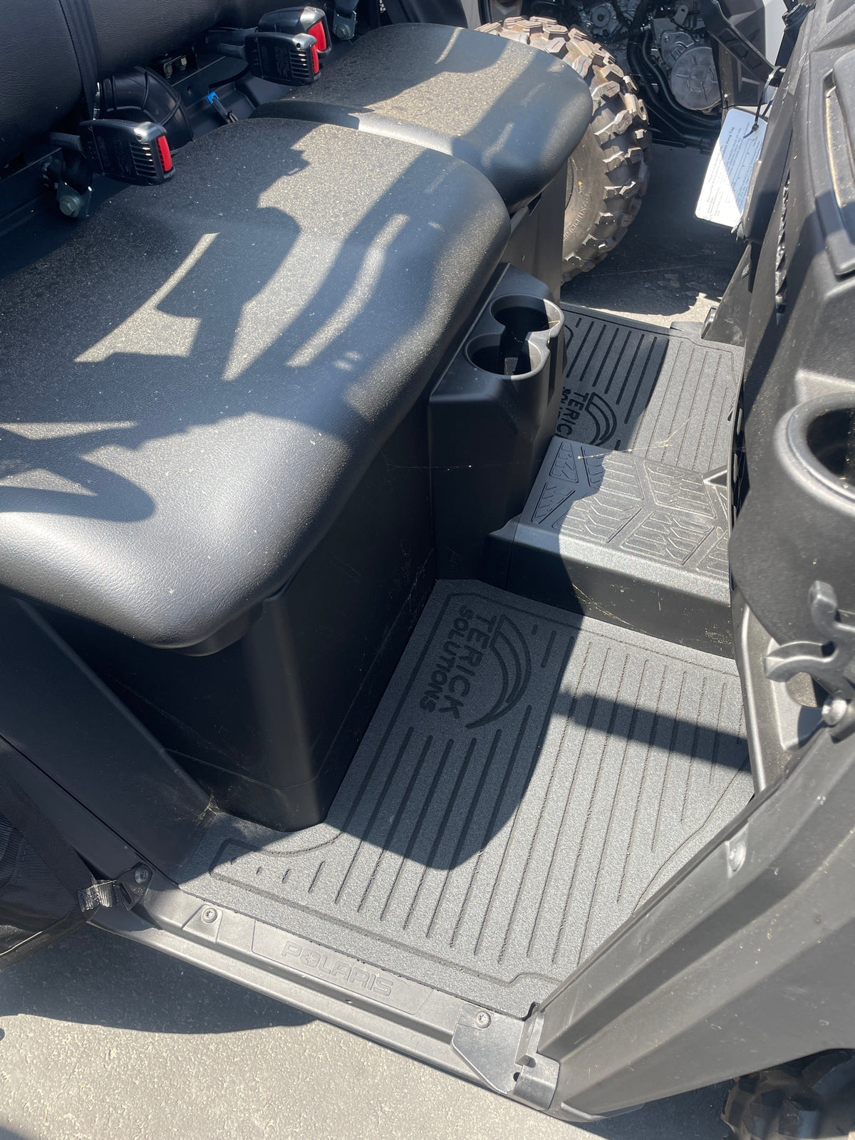 Polaris Ranger Base/EPS/Premium 1000 Rubber Floor Mats (NON XP MODELS) - UTV Rubber floor mats