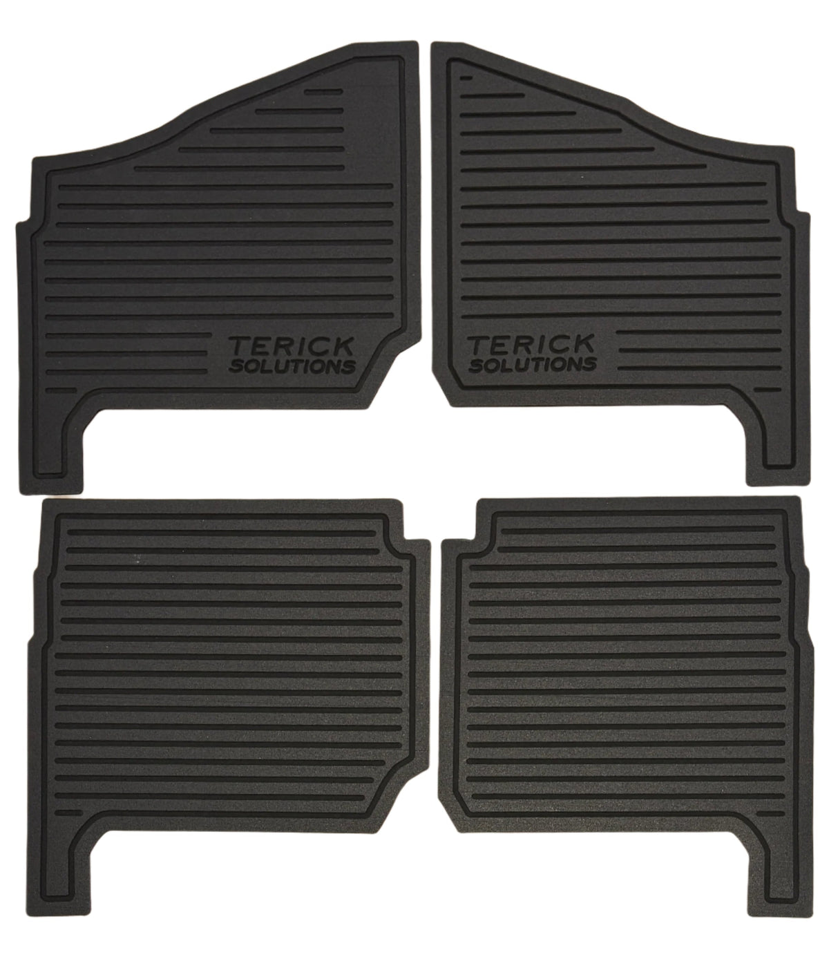 Polaris Ranger Base/EPS/Premium 1000 Rubber Floor Mats (NON XP MODELS) - 2018-2024 4 Door 1000 - UTV Rubber floor mats