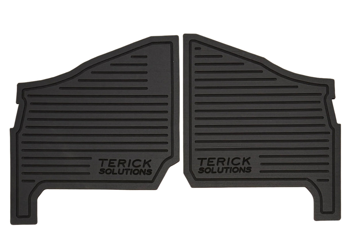 Polaris Ranger Base/EPS/Premium 1000 Rubber Floor Mats (NON XP MODELS) - 2025-Current 2 Door 1000 - UTV Rubber floor