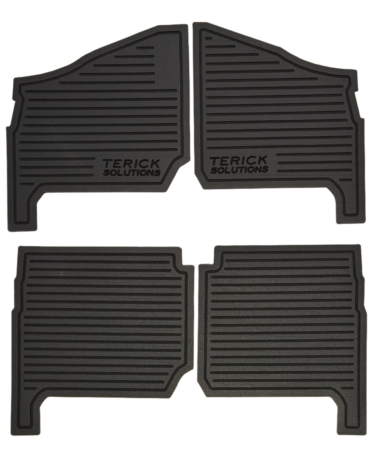 Polaris Ranger Base/EPS/Premium 1000 Rubber Floor Mats (NON XP MODELS) - 2025-Current 4 Door 1000 - UTV Rubber floor