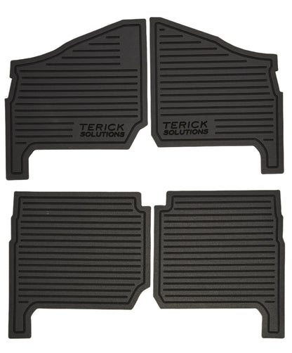 Polaris Ranger Base/EPS/Premium 1000 Rubber Floor Mats (NON XP MODELS) - 2025-Current 4 Door 1000 - UTV Rubber floor