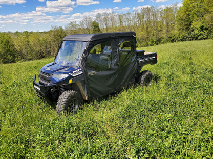 Polaris Ranger Crew 1000 - Full Cab Enclosure For Hard Windshield - Full Cab Enclosure