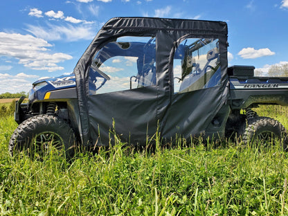 Polaris Ranger Crew 1000 - Full Cab Enclosure For Hard Windshield - Full Cab Enclosure