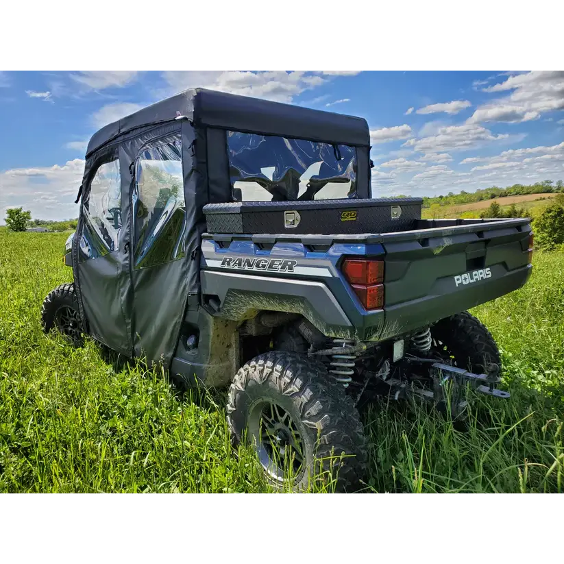 Polaris Ranger Crew 1000 - Full Cab Enclosure For Hard Windshield