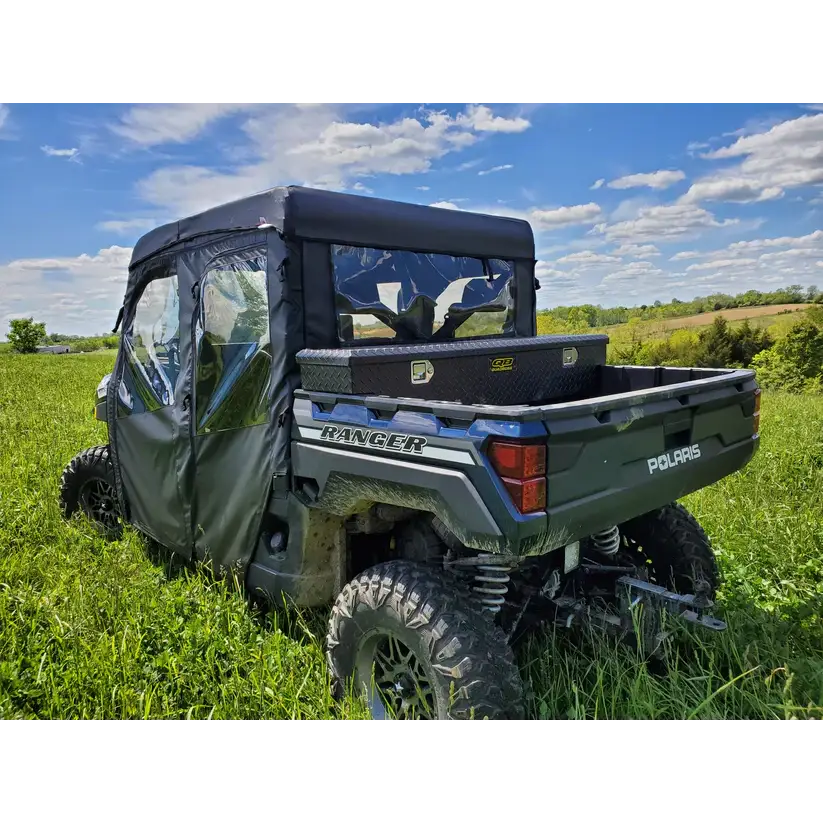 Polaris Ranger Crew 1000 - Full Cab Enclosure For Hard Windshield