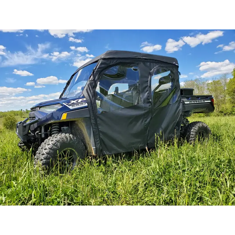 Polaris Ranger Crew 1000 - Full Cab Enclosure For Hard Windshield