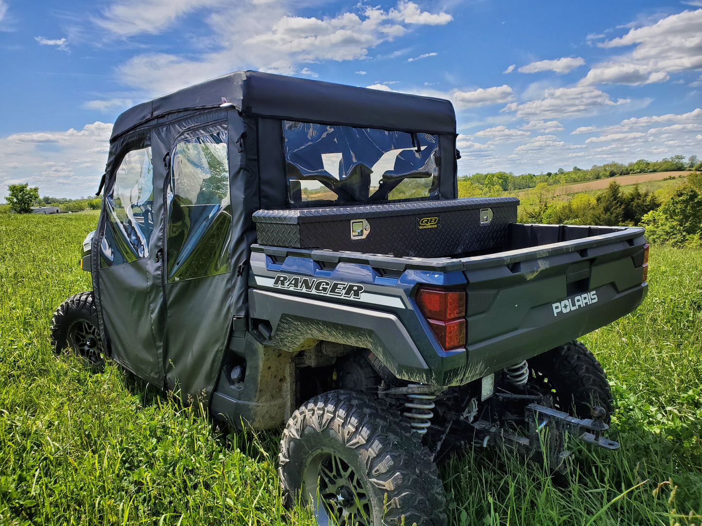 Polaris Ranger Crew 1000 - Full Cab Enclosure For Hard Windshield - Full Cab Enclosure