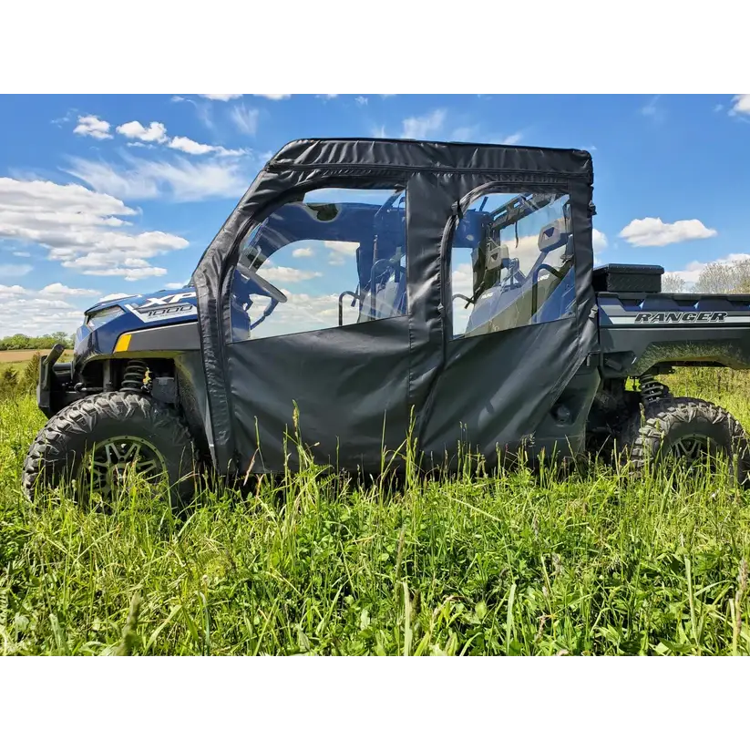 Polaris Ranger Crew 1000 - Full Cab Enclosure For Hard Windshield