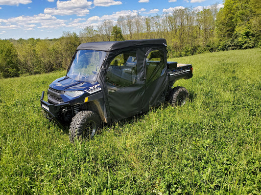 Polaris Ranger Crew 1000 - Full Cab Enclosure For Hard Windshield - Full Cab Enclosure