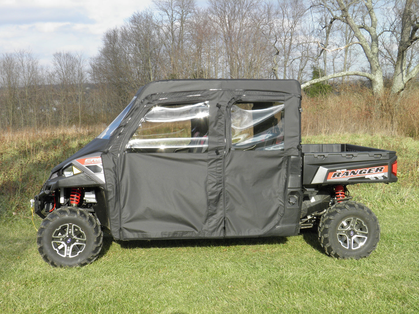 Polaris Ranger Crew 1000 - Full Cab Enclosure w/Vinyl Windshield - Full Cab Enclosure