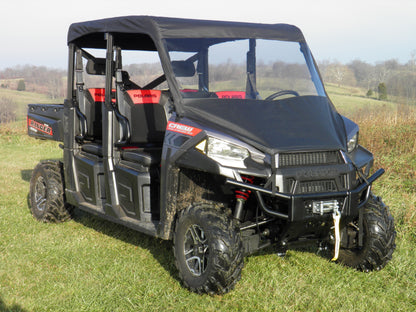 Polaris Ranger Crew 1000 - Vinyl Windshield/Top Combo - Windshield and Roof