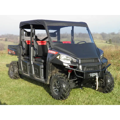 Polaris Ranger Crew 1000 - Vinyl Windshield/Top/Rear Combo