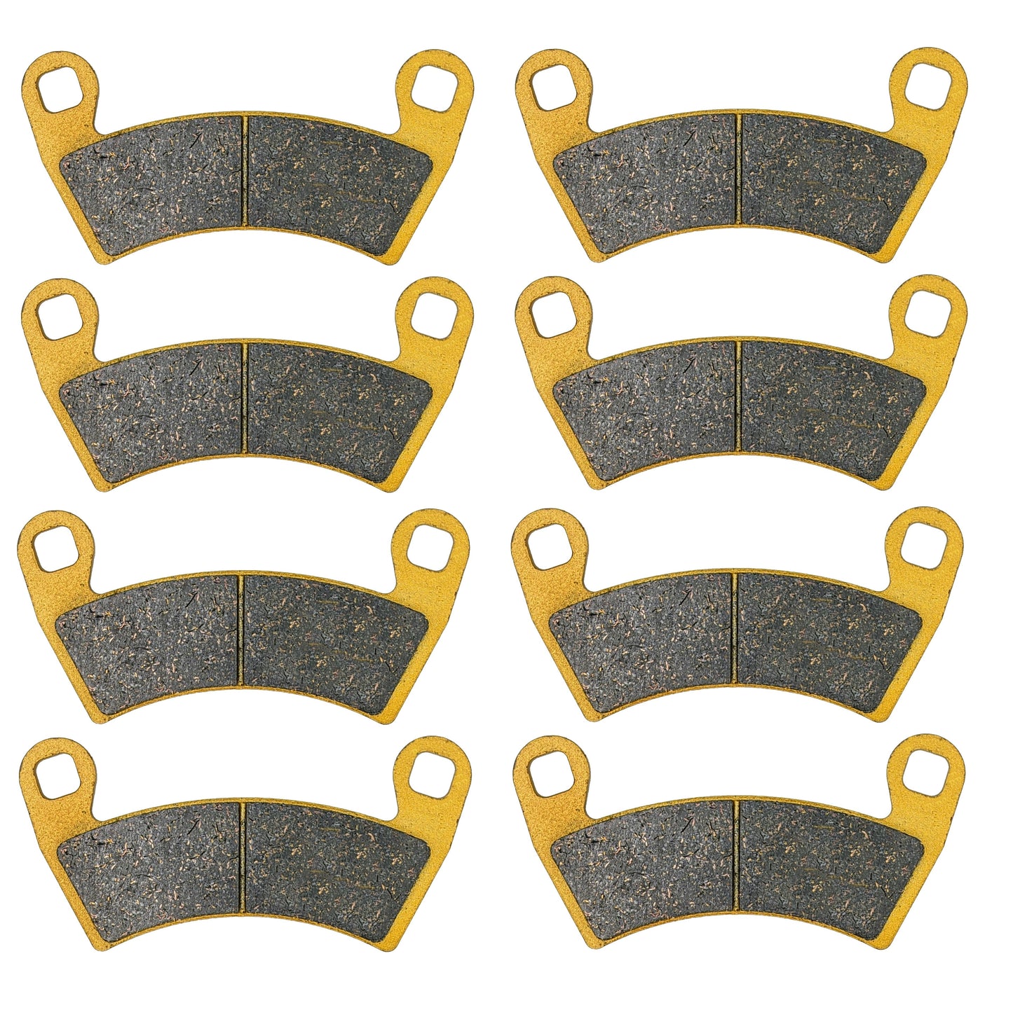 Polaris Ranger Crew 570/700/800/900/XP 1000/Diesel 2008-2024 Ceramic Brake Pad Set - Vehicle Parts & Accessories