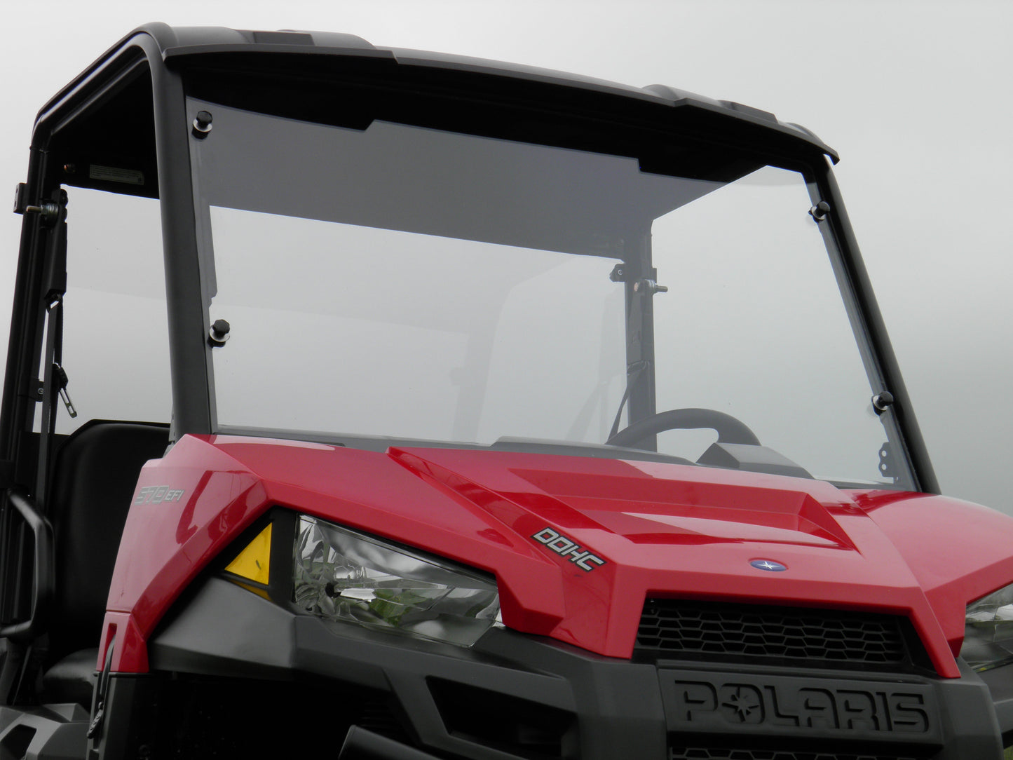 Polaris Ranger Crew 570 Mid Size - 4 Passenger - 1 Pc Scratch-Resistant Windshield - Windshields