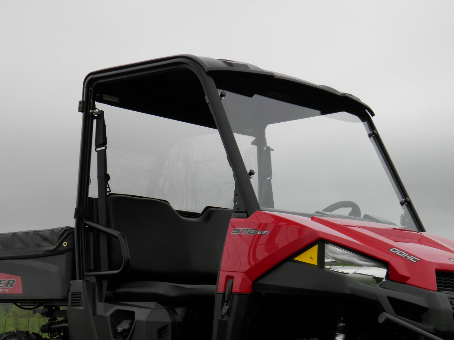 Polaris Ranger Crew 570 Mid Size - 4 Passenger - 1 Pc Scratch-Resistant Windshield - Windshields