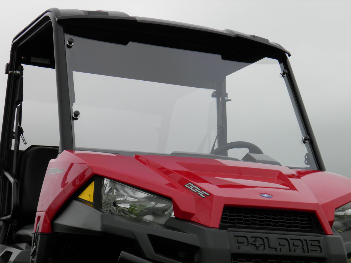 Polaris Ranger Crew 570 Mid Size - 4 Passenger - 1 Pc Scratch-Resistant Windshield - Windshields