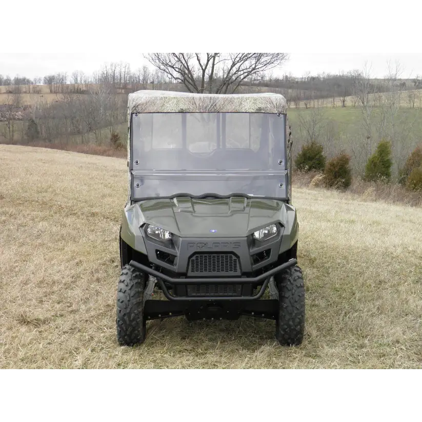 Polaris Ranger Crew 570 Mid Size - 4 Passenger - CAMO Full Cab Enclosure for Hard Windshield