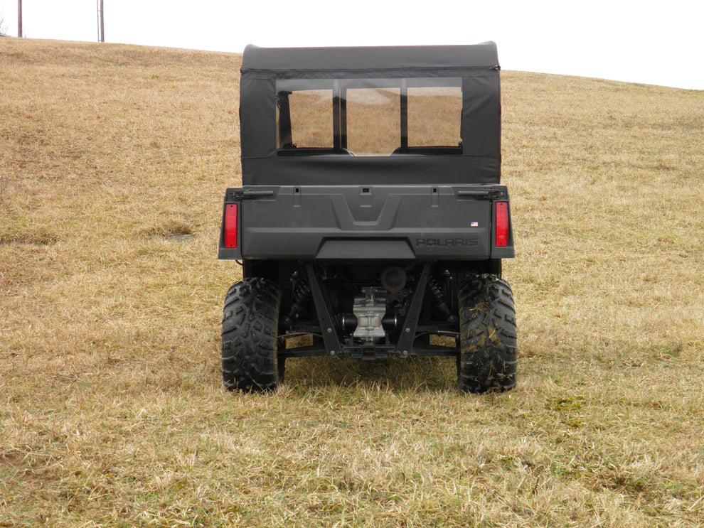 Polaris Ranger Crew 570 Mid Size - 4 Passenger - CAMO Full Cab Enclosure with Vinyl Windshield - Doors