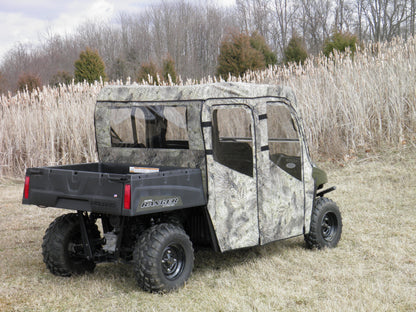 Polaris Ranger Crew 570 Mid Size - 4 Passenger - CAMO Full Cab Enclosure for Hard Windshield - Full Cab Enclosure