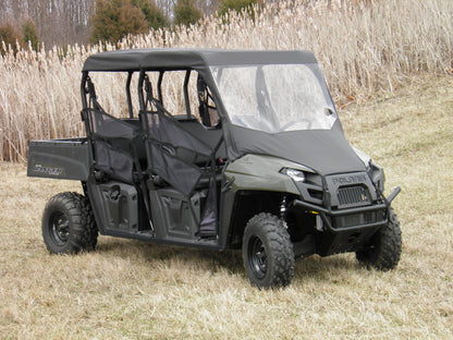 Polaris Ranger Crew 570 Mid Size - 4 Passenger - Vinyl Windshield/Top Combo - Windshield/Roof