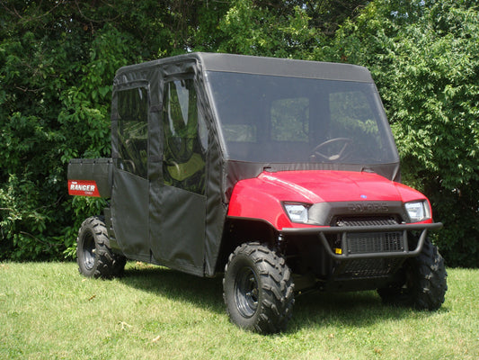 Polaris Ranger Crew 700 (2008-2009) - Full Cab Enclosure with Vinyl Windshield - Full Cab Enclosure