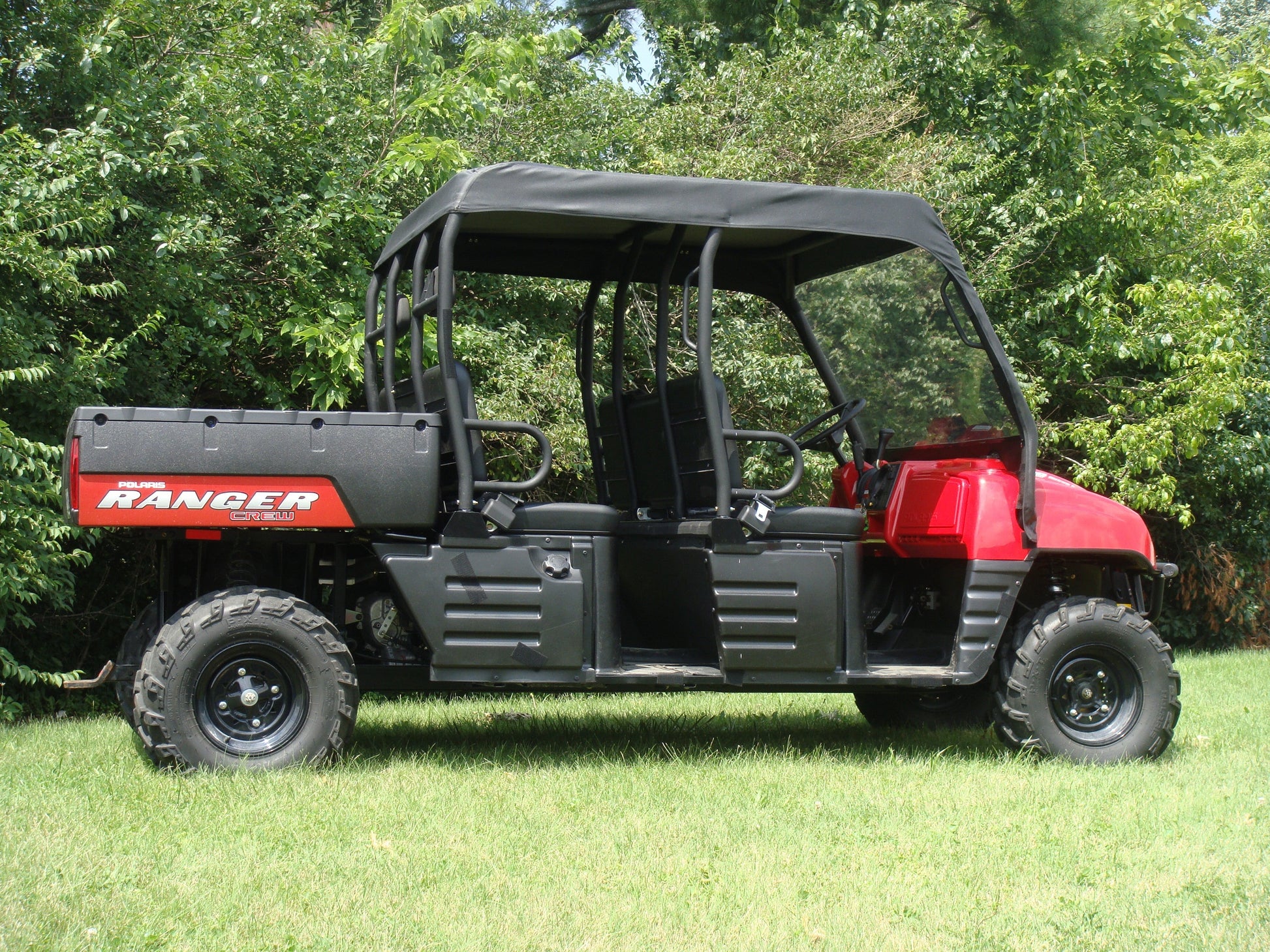 Polaris Ranger Crew 700 (2008-2009) - Vinyl Windshield/Top Combo - Windshield/Roof