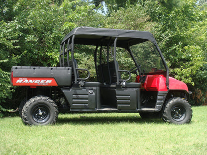 Polaris Ranger Crew 700 (2008-2009) - Vinyl Windshield/Top Combo - Windshield/Roof