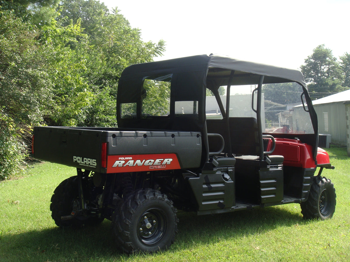 Polaris Ranger Crew 700 (2008-2009) - Vinyl Windshield/Top/Rear Combo - Windshield/Roof/Back Panel
