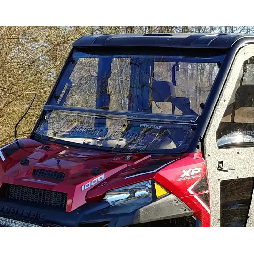 Polaris Ranger Crew 900 - 2 Pc Windshield with Vent Clamp and Hard Coat Options