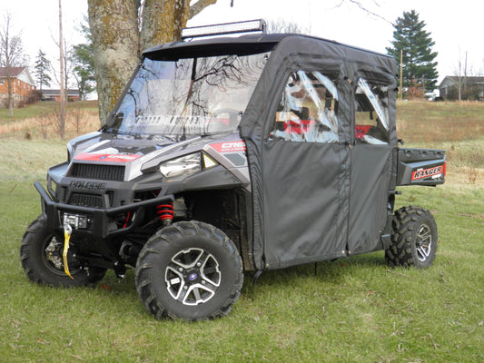 Polaris Ranger Crew 900 - Full Cab Enclosure for Hard Windshield - Full Cab Enclosure