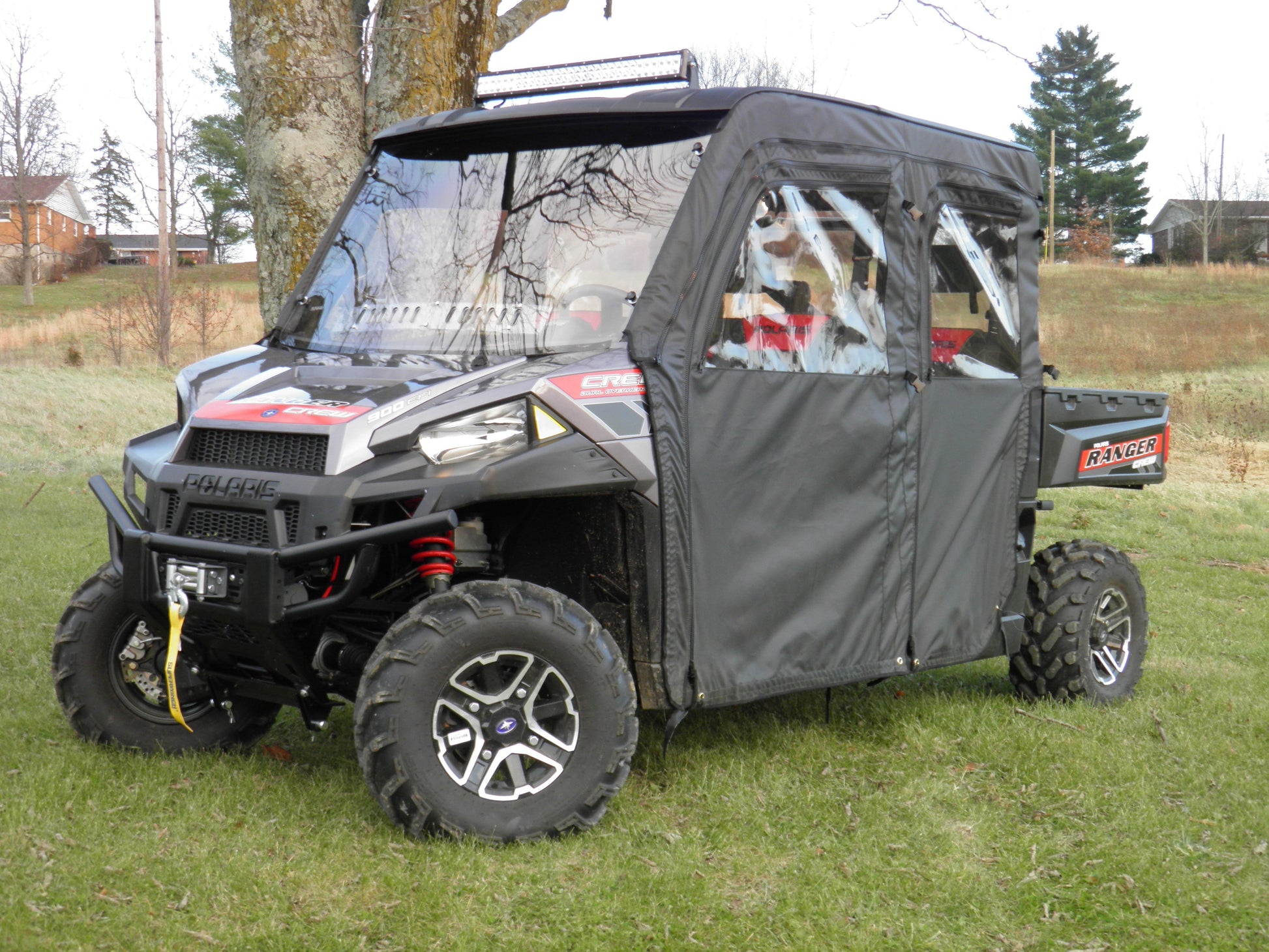 Polaris Ranger Crew 900 - Full Cab Enclosure for Hard Windshield - Full Cab Enclosure