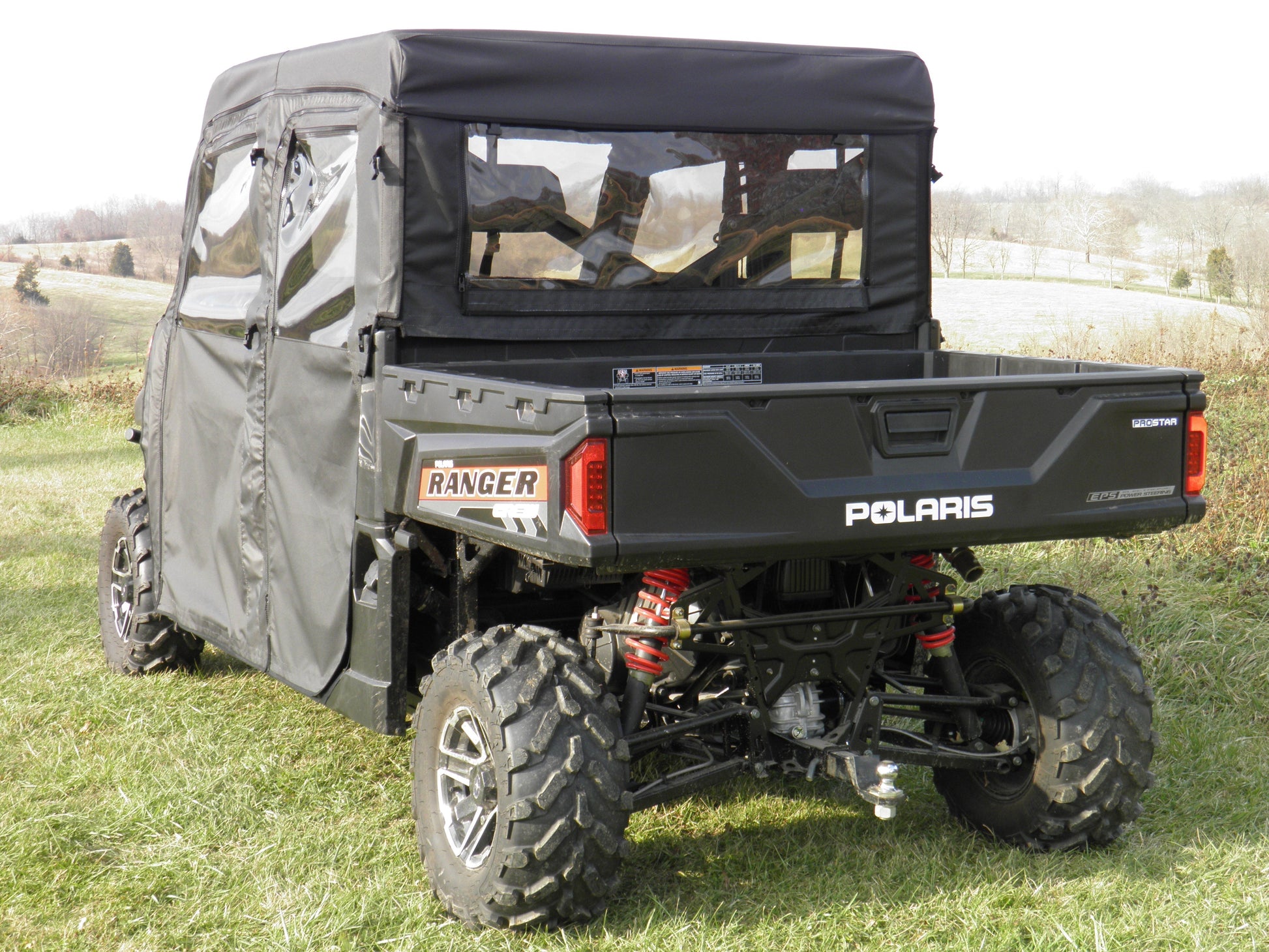 Polaris Ranger Crew 900 - Full Cab Enclosure with Vinyl Windshield - Full Cab Enclosure