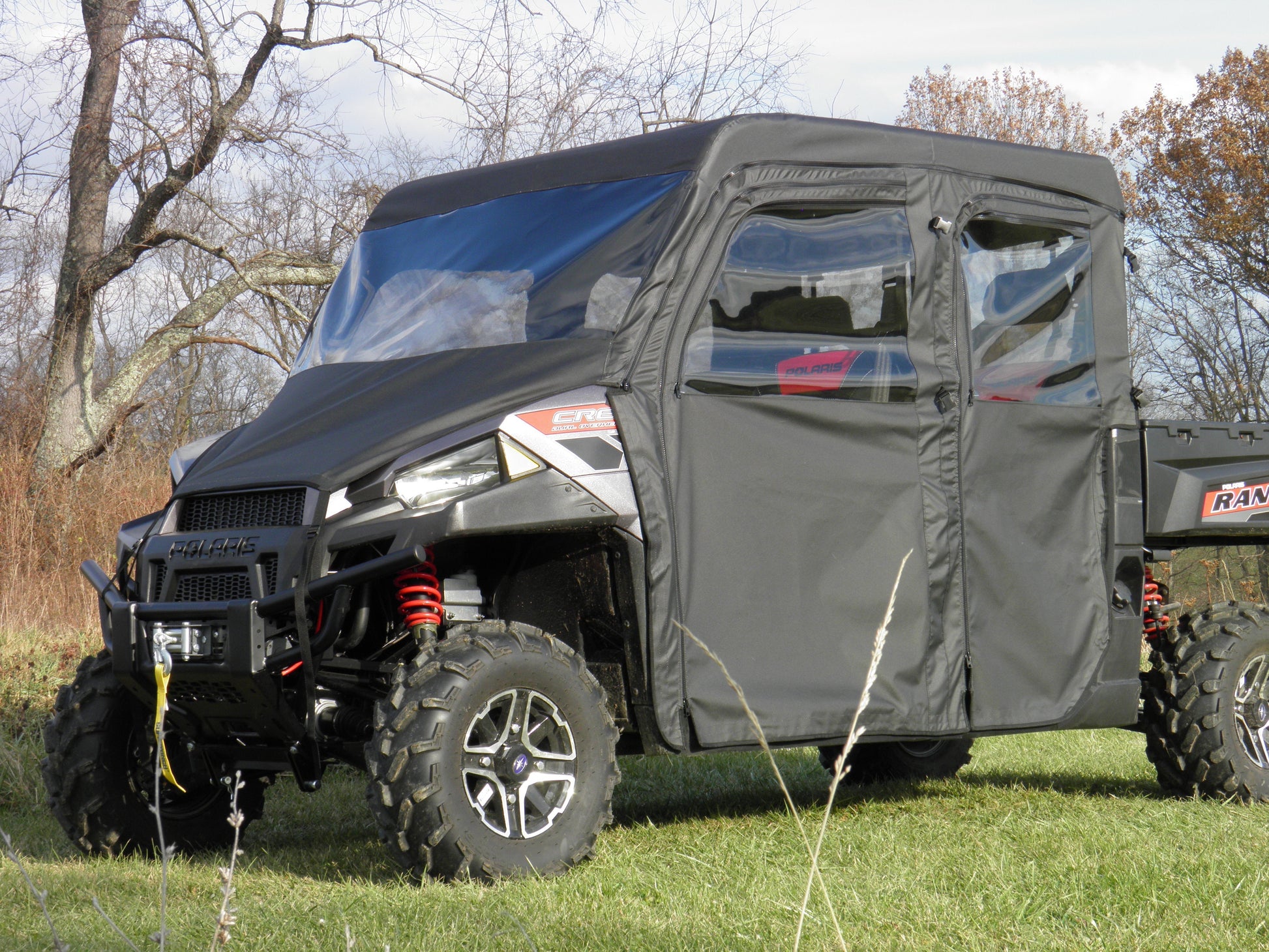 Polaris Ranger Crew 900 - Full Cab Enclosure with Vinyl Windshield - Full Cab Enclosure