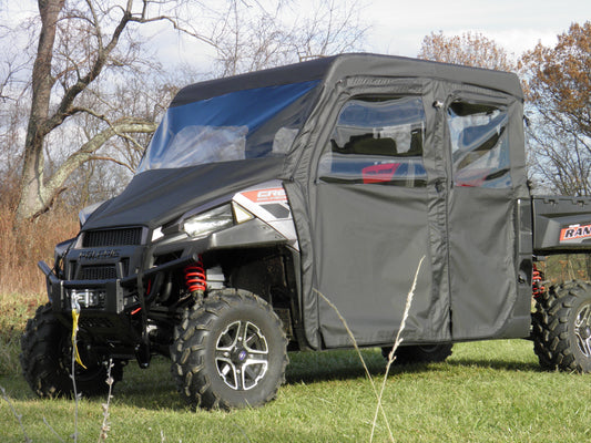 Polaris Ranger Crew 900 - Full Cab Enclosure with Vinyl Windshield - Full Cab Enclosure