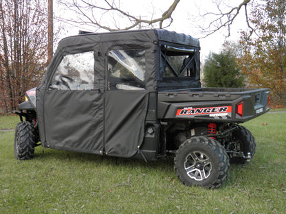 Polaris Ranger Crew Mid Size 570 - 4 Passenger - CAMO Door/Rear Window Combo - Full Door/Back Panel
