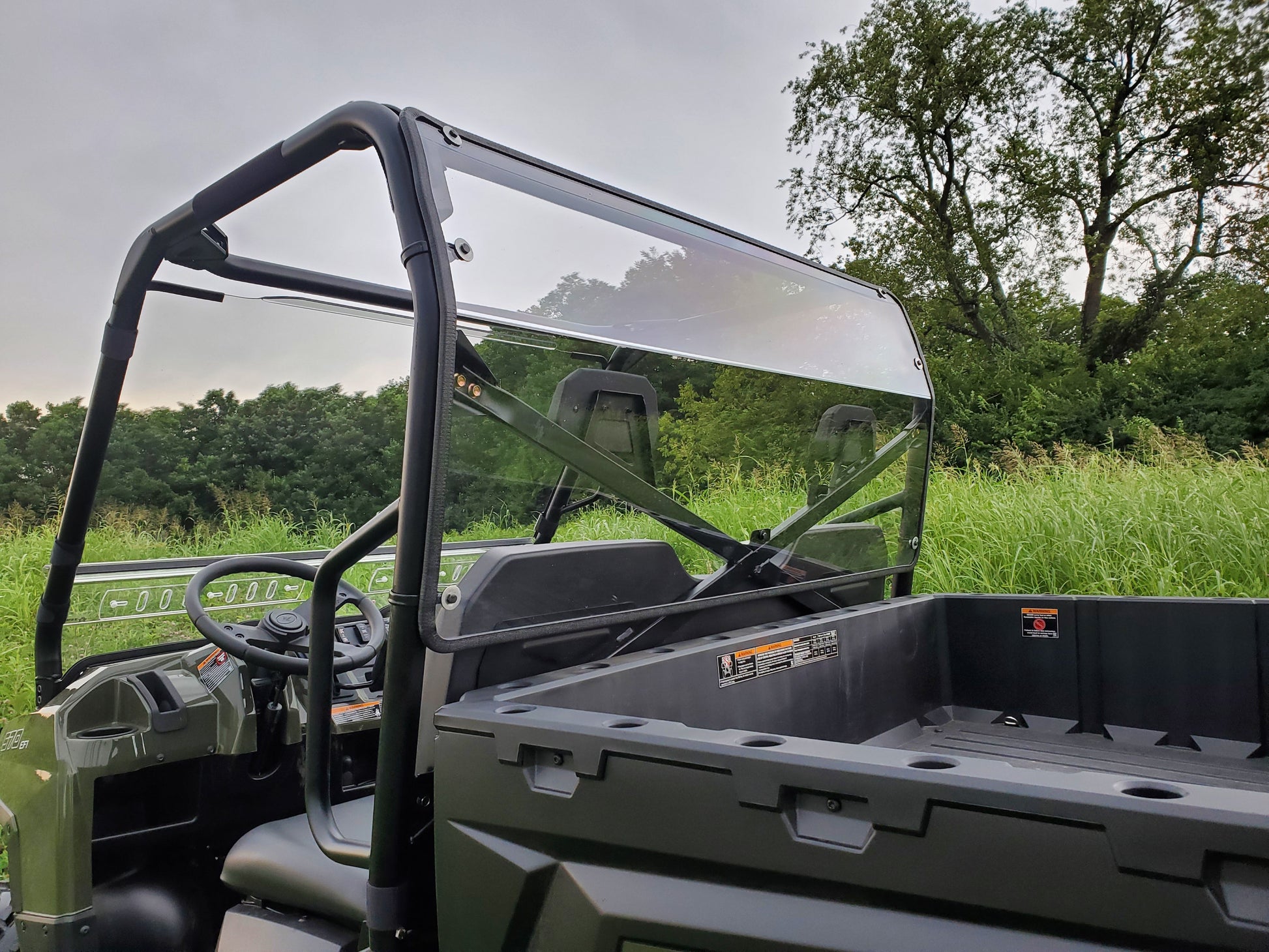 Polaris Ranger Full-Size 570 3-Passenger - 1/4’’ Polycarb Back Panel - Windshields