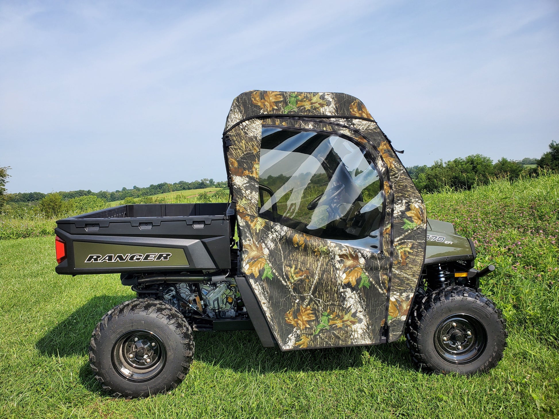 Polaris Ranger Full-Size 570 3-Passenger - Full Cab Enclosure for Hard Windshield - Full Cab Enclosure