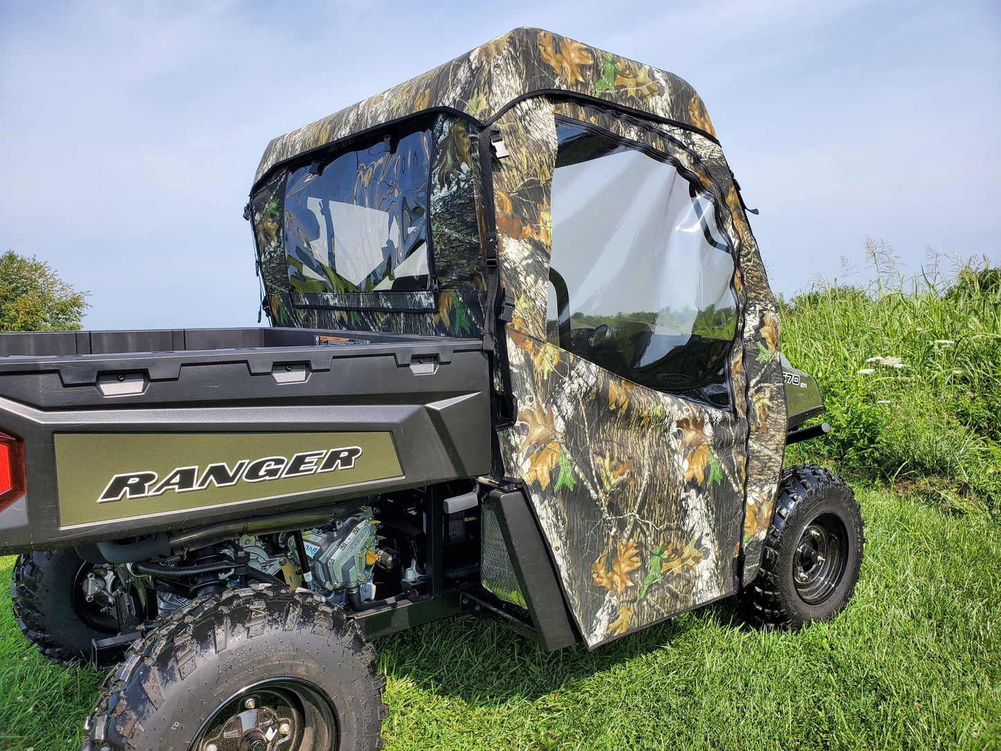 Polaris Ranger Full-Size 570 3-Passenger - Full Cab Enclosure for Hard Windshield - Full Cab Enclosure