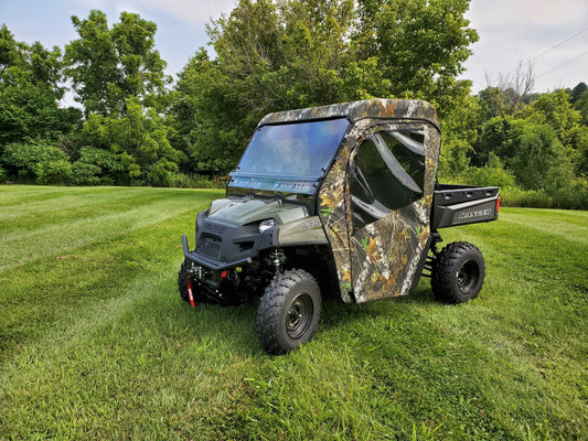 Polaris Ranger Full-Size 570 3-Passenger - Full Cab Enclosure for Hard Windshield - Full Cab Enclosure