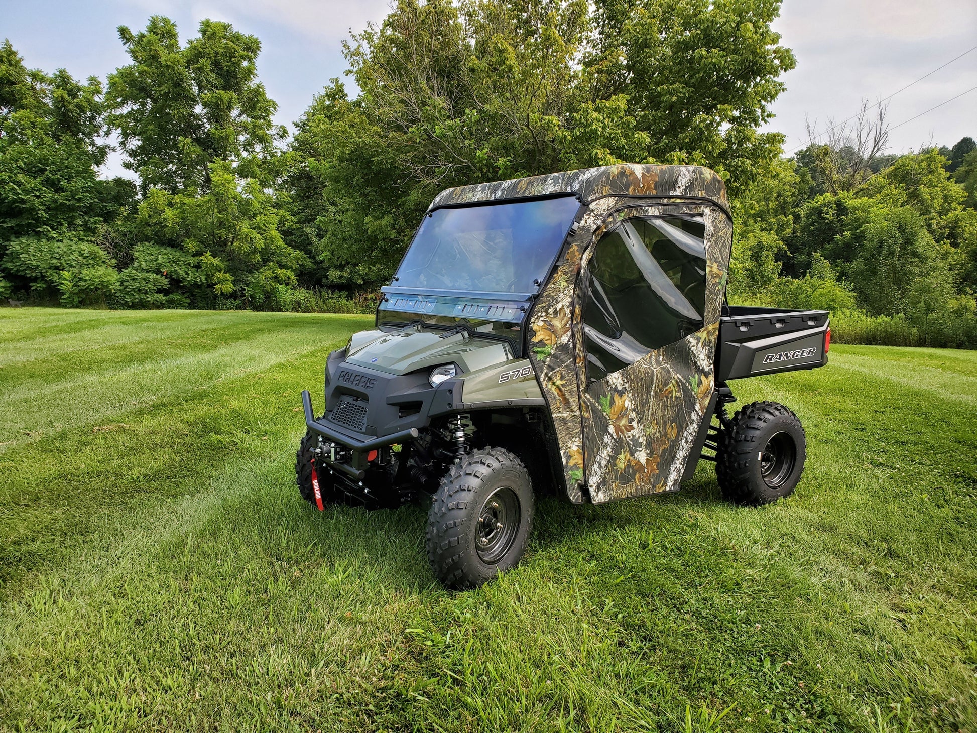 Polaris Ranger Full-Size 570 3-Passenger - Full Cab Enclosure for Hard Windshield - Full Cab Enclosure