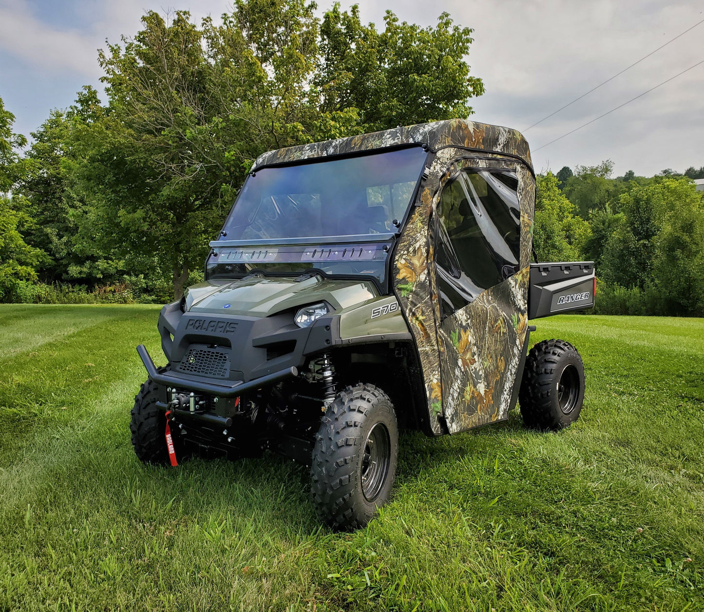Polaris Ranger Full-Size 570 3-Passenger - Full Cab Enclosure for Hard Windshield - Full Cab Enclosure