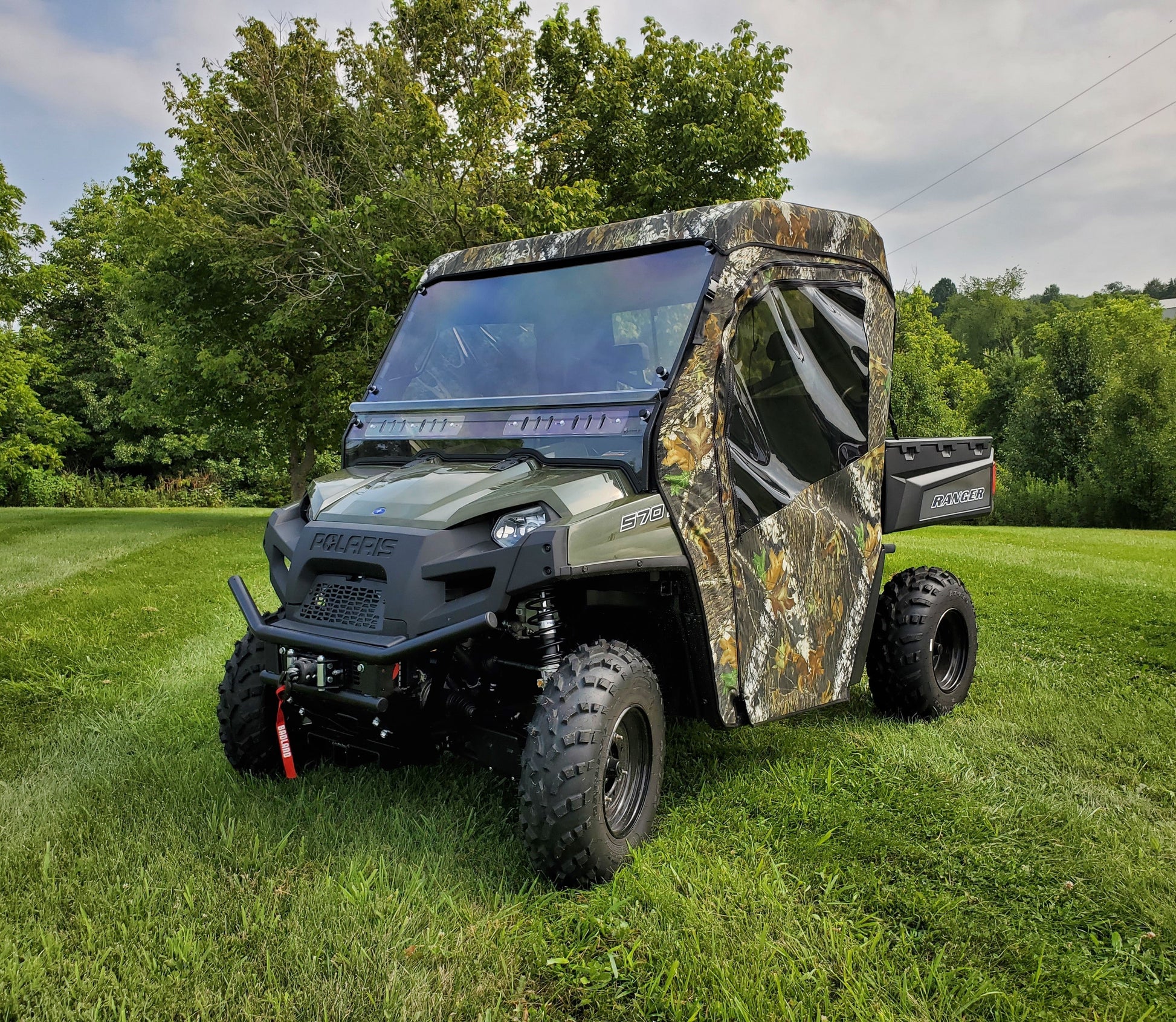 Polaris Ranger Full-Size 570 3-Passenger - Full Cab Enclosure for Hard Windshield - Full Cab Enclosure
